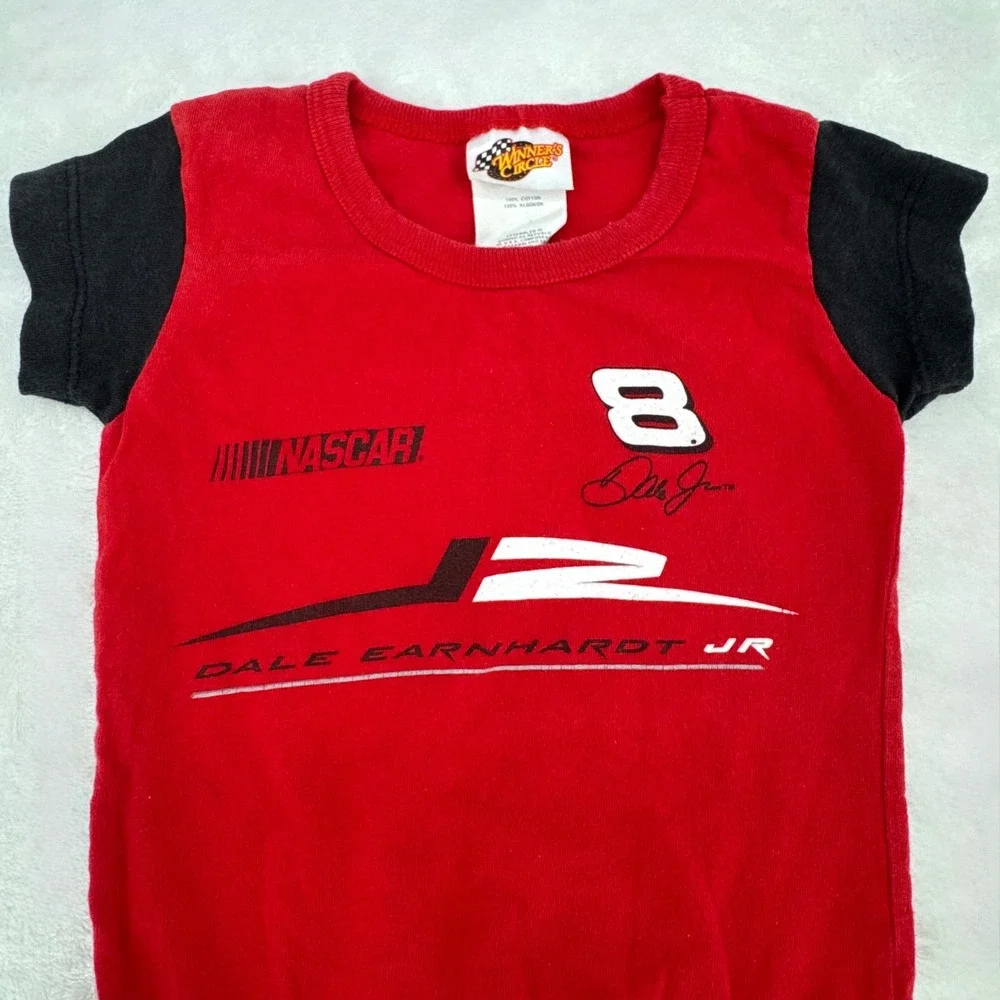 Y2K Winner's Circle Dale Earnhardt Jr Infant Bodysuit 3-6 Months NASCAR #8 Vtg